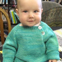 # 1210 – Button Front Baby Pullover